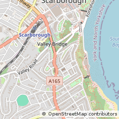 Map of Scarborough, North Yorkshire
