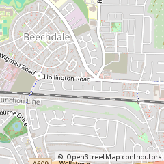Map of Nottingham, Nottinghamshire
