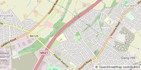 Map of Leeds