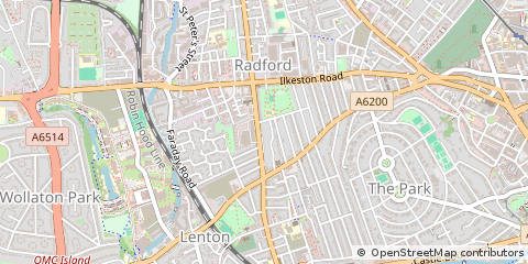 Map of Nottingham