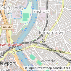 Map of Newport, Powys