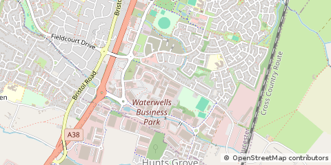 Map of Gloucester, Gloucestershire