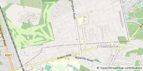 Map of Crowthorne