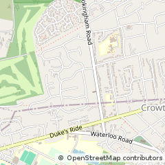 Map of Crowthorne