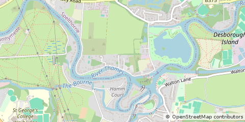 Map of Shepperton