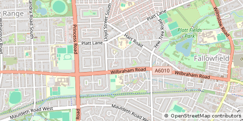 Map of Manchester