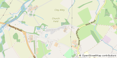 Map of Reading, Hampshire