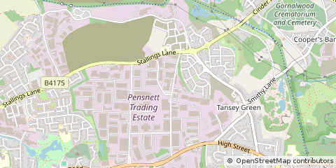 Map of Kingswinford, West Midlands