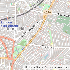 Map of Brighton, East Sussex