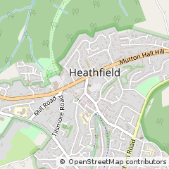 Map of Heathfield, East Sussex