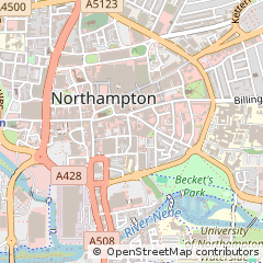 Map of Northampton
