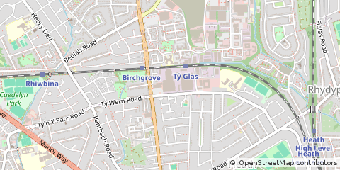 Map of Cardiff