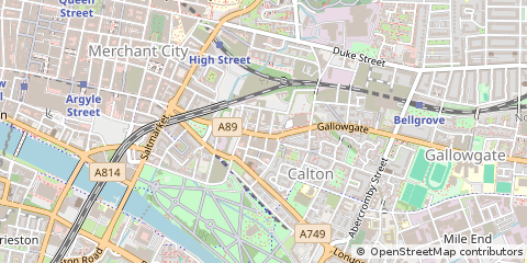 Map of Glasgow