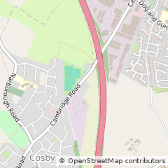 Map of Leicester