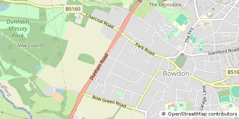 Map of Altrincham