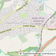 Map of Okehampton
