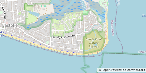 Map of Hayling Island