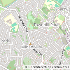 Map of Southampton, Hampshire