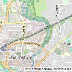 Map of Chelmsford, Essex
