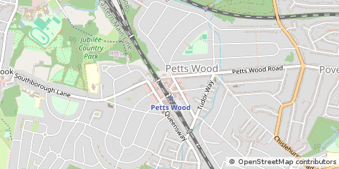Map of Orpington, Kent