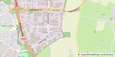 Map of Telford, Shropshire