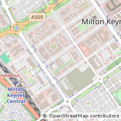 Map of Milton Keynes