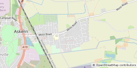 Map of Doncaster, South Yorkshire