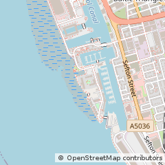Map of Liverpool, Merseyside