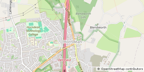 Map of Waterlooville, Hampshire