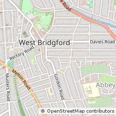 Map of Nottingham