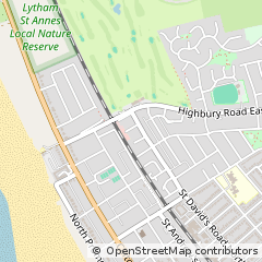 Map of St.annes on SEA, Lancs