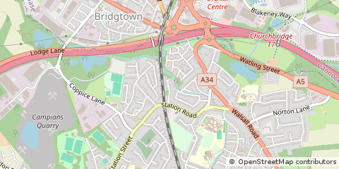 Map of Walsall