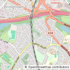 Map of Walsall