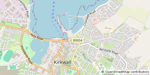 Map of Kirkwall, Orkney