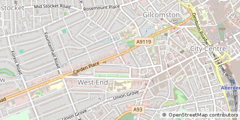 Map of Aberdeen