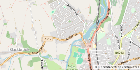 Map of Belper