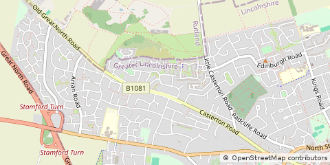 Map of Lincs, Lincolnshire