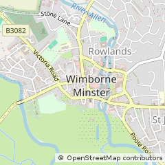 Map of Wimborne