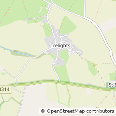 Map of Port Isaac, Cornwall