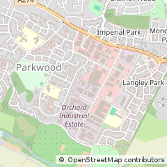Map of Maidstone, Kent