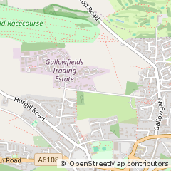 Map of Richmond, North Yorkshire