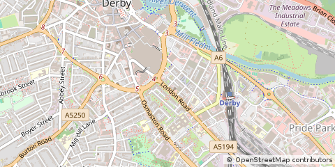 Map of Derby