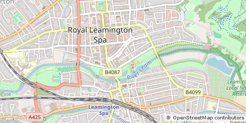 Map of Leamington SPA