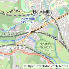 Map of High Peak, Derbyshire