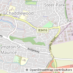 Map of Plymouth, Devon