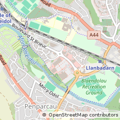 Map of Aberystwyth, Ceredigion