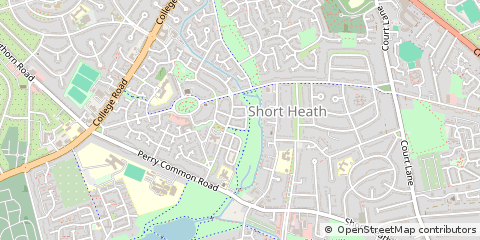Map of Birmingham, West Midlands
