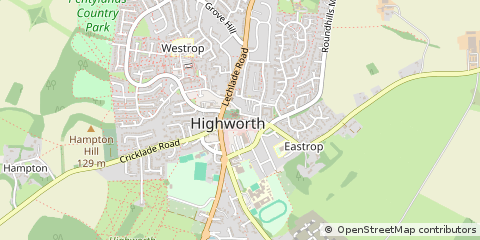 Map of Swindon