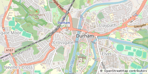 Map of Durham