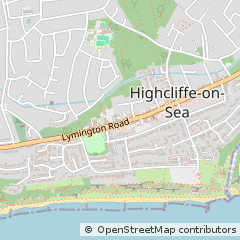 Map of Christchurch, Dorset